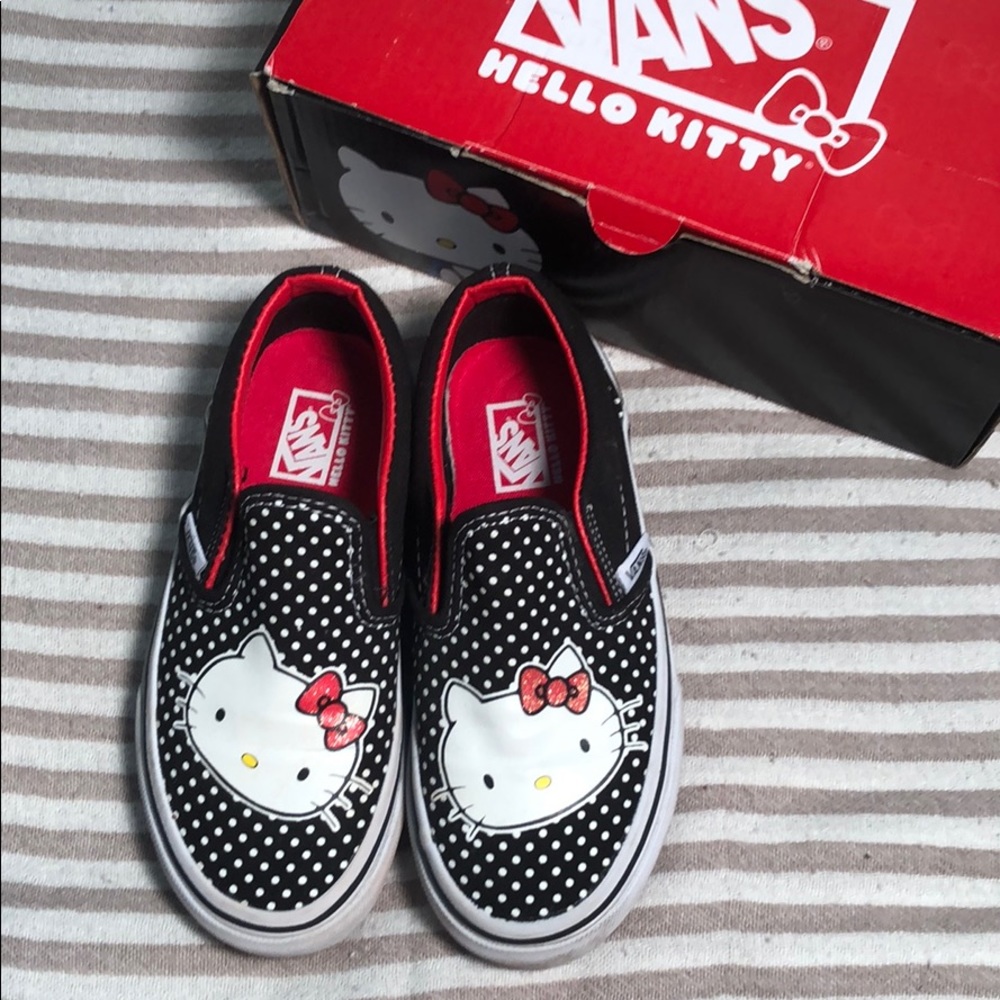 COPY - Vans Girl’s Hello Kitty classic slip on 11.5